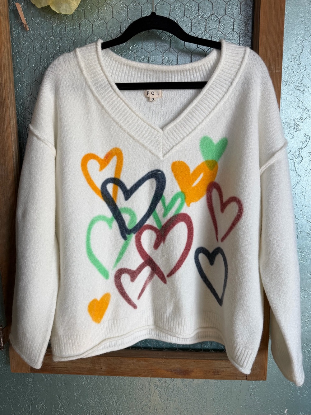 POL All You Need Is Love Sweater